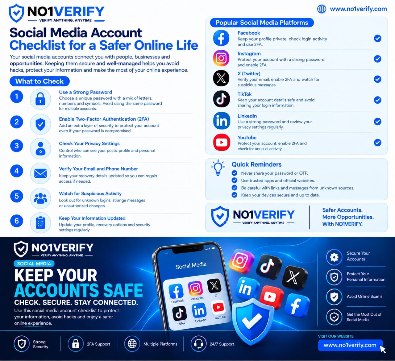 What to check before buying a social media account